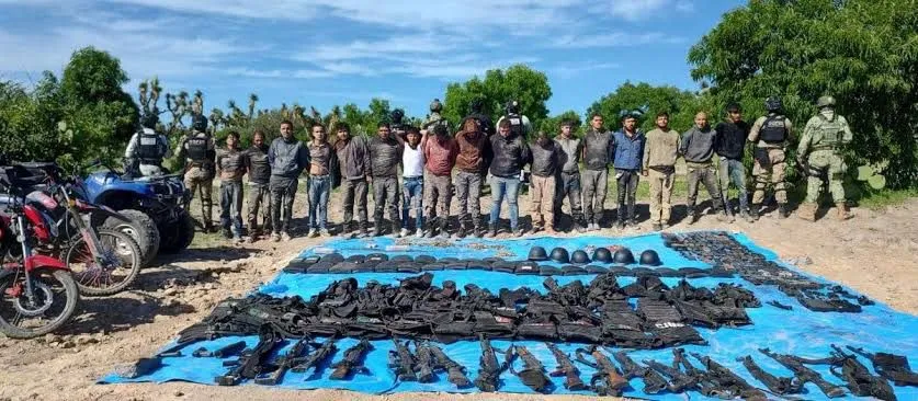 Capturan a 18 miembros del CJNG en Aguascalientes tras operativo federal