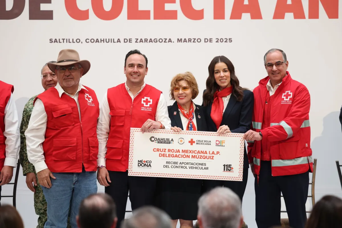 Arranca Colecta Anual de Cruz Roja en Saltillo