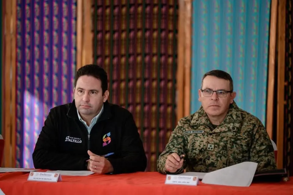 Javier Díaz reafirma coordinación total en materia de seguridad para Saltillo