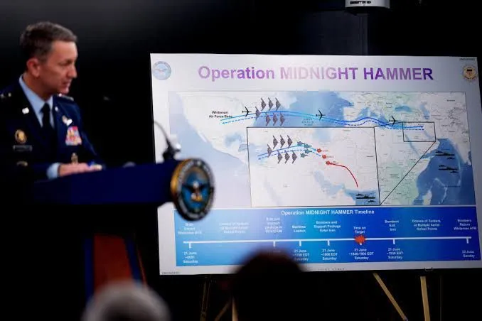 ‘Midnight Hammer’: así fue el mayor bombardeo aéreo de EE.UU. contra Irán
