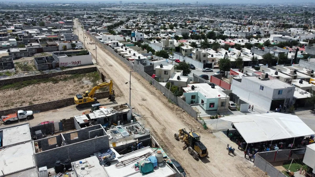 Mejoran calles en el poniente de Saltillo: inicia pavimentación en La Gloria
