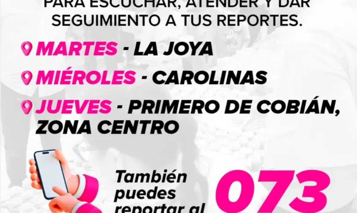 Brigadas de Atención Ciudadana recorrerán tres colonias de Torreón esta semana