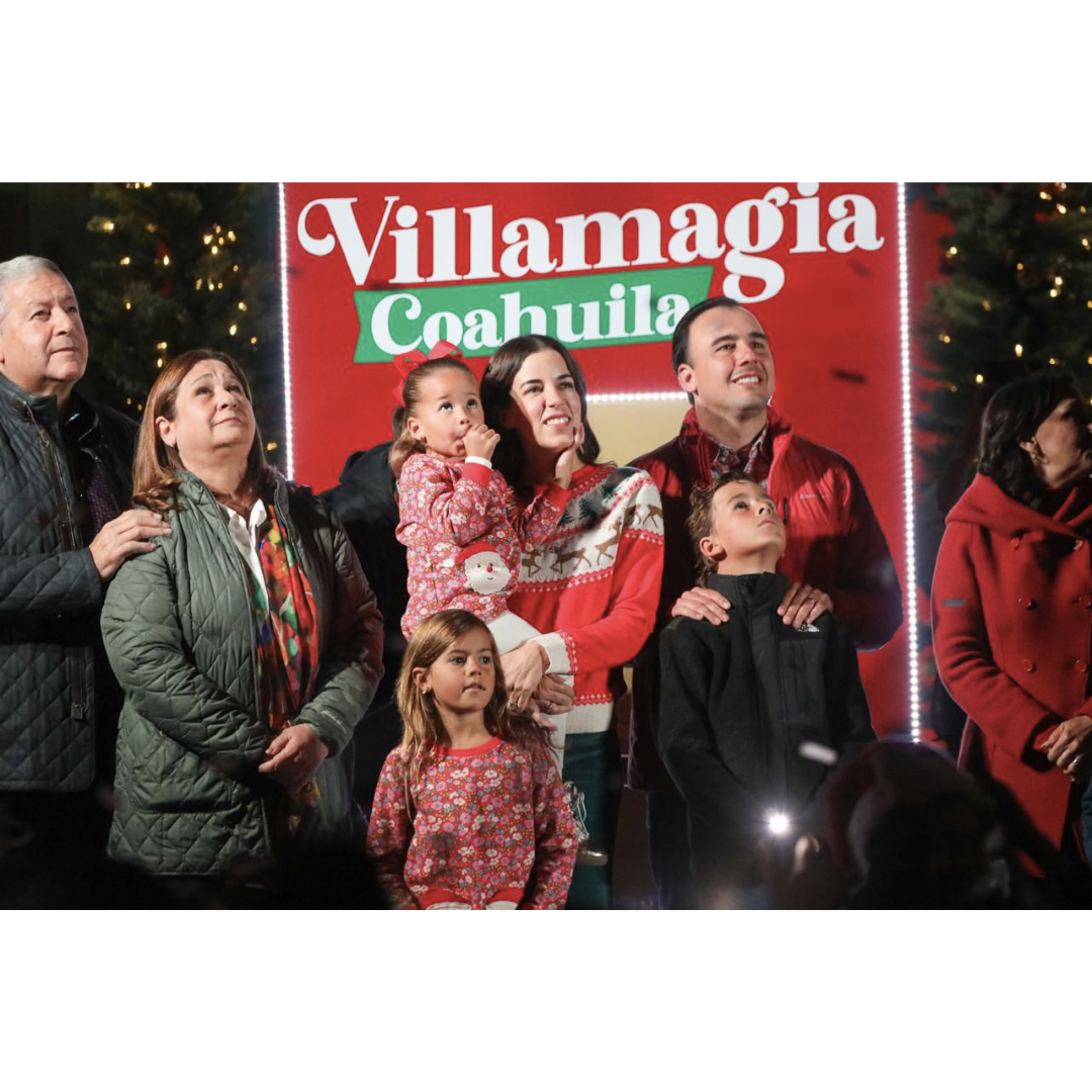 ENCIENDEN MANOLO Y PAOLA VILLAMAGIA COAHUILA 2024