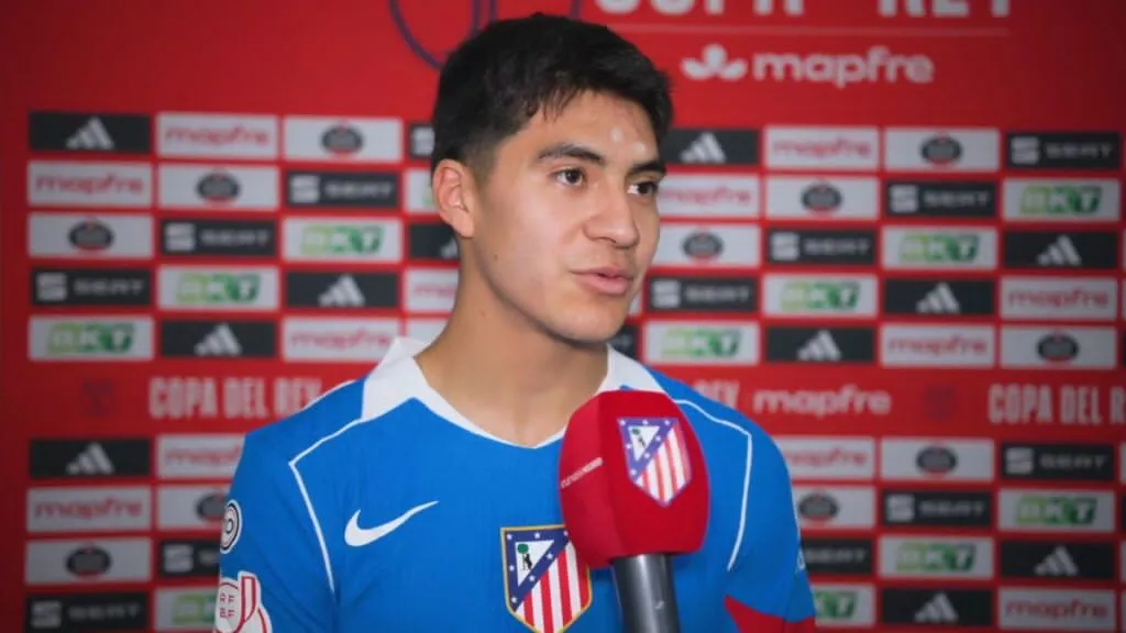 Obed Vargas debuta con el Atlético de Madrid en la Copa del Rey