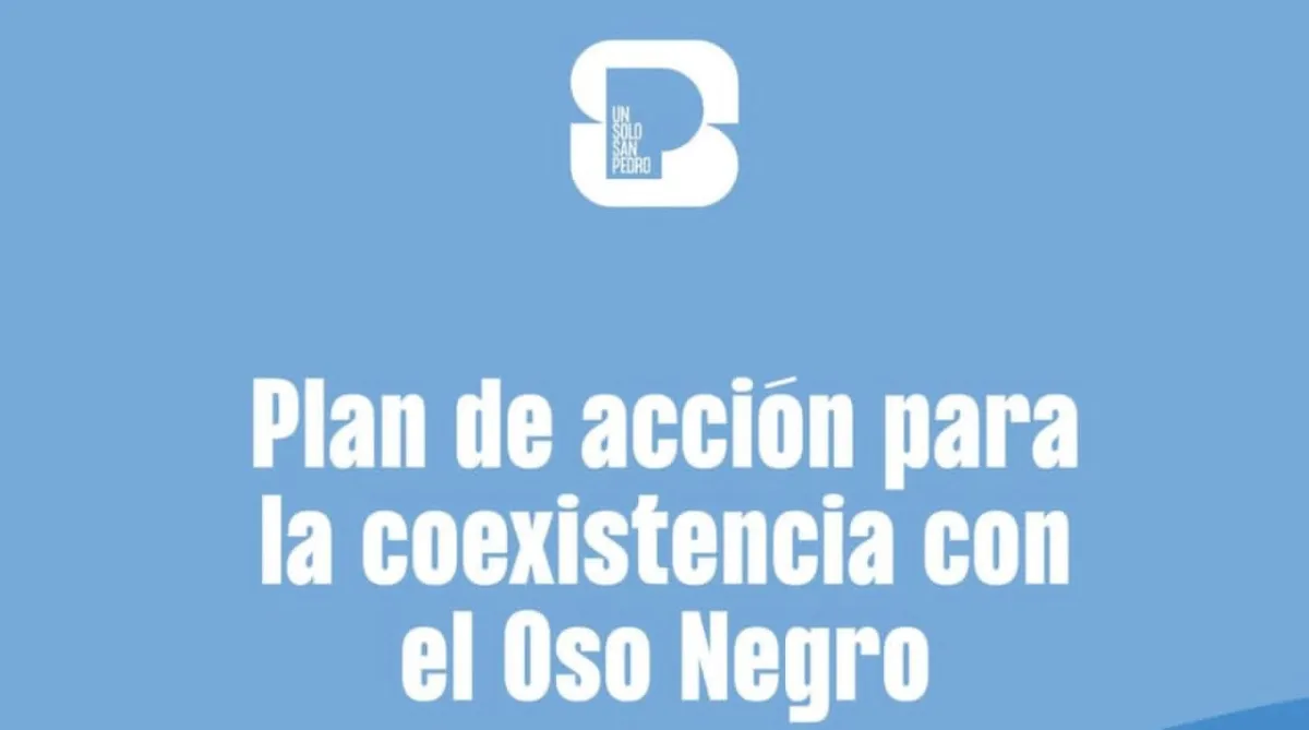 San Pedro promueve acciones para proteger al oso negro y prevenir encuentros con la comunidad