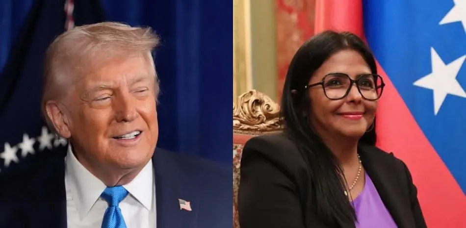 Trump advierte a la presidenta interina de Venezuela sobre una transición forzada