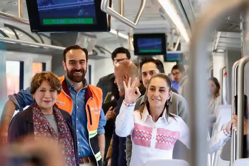 Sheinbaum prevé que el tren al AIFA entre en operación en Semana Santa de 2026