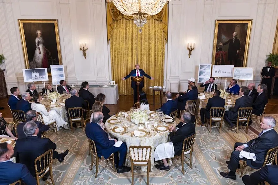 Amazon, Apple y grandes magnates financian el nuevo salón de baile de Trump en la Casa Blanca