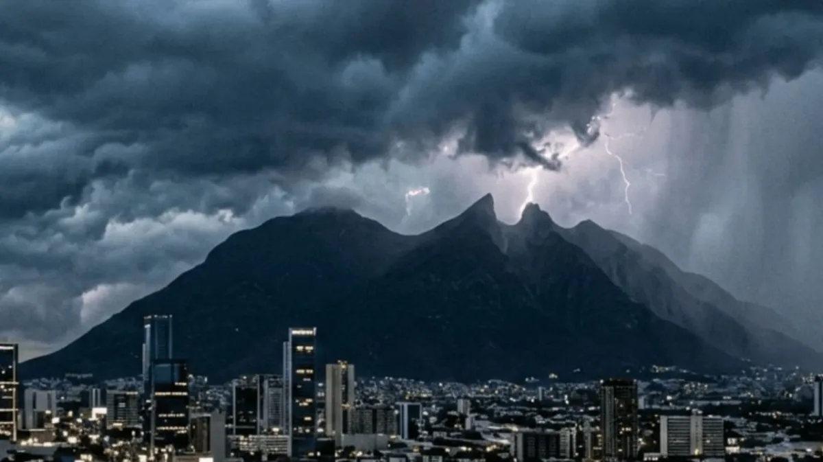Prevén hasta ocho días de lluvias en Monterrey; martes sería la jornada más intensa