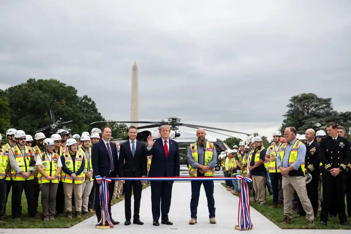 Cadenas de TV dejan sin cobertura inauguración del helipuerto de Trump