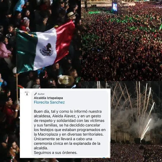 Cancelan festejos por el Día de la Independencia en Iztapalapa
