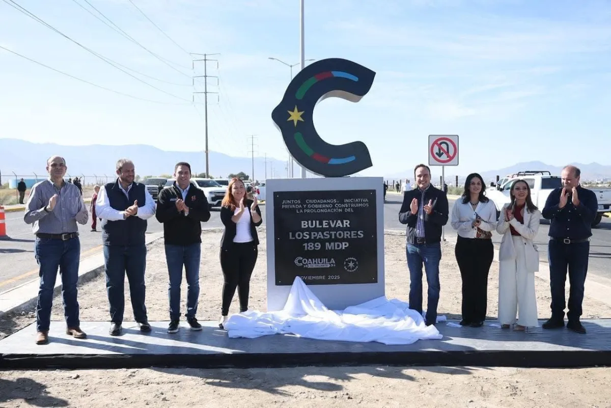 Coahuila avanza en movilidad: entregan prolongación del bulevar Los Pastores, obra clave para la conectividad regional