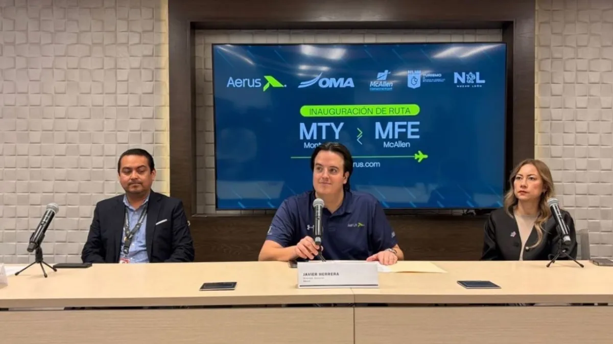 Nueva ruta aérea Monterrey–McAllen impulsa turismo y negocios entre Nuevo León y Texas