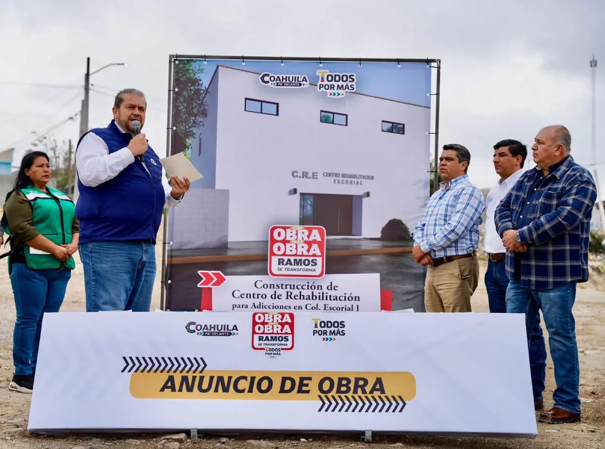 Ramos Arizpe impulsa nuevo Centro de Rehabilitación para fortalecer la atención a adicciones