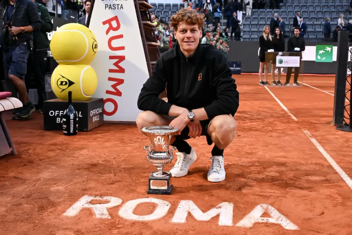 Jannik Sinner conquista Roma, logra histórico récord y apunta a Roland Garros