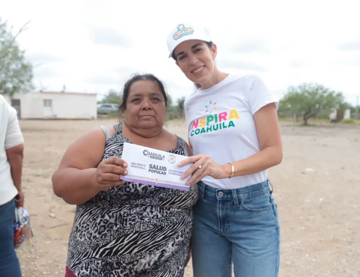Inspira Coahuila fortalece atención en comunidades rurales con apoyos y servicios médicos