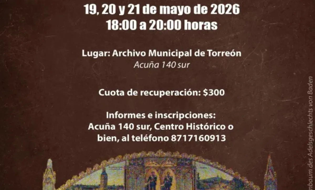 Impartirán Taller de Genealogía en el Archivo Municipal