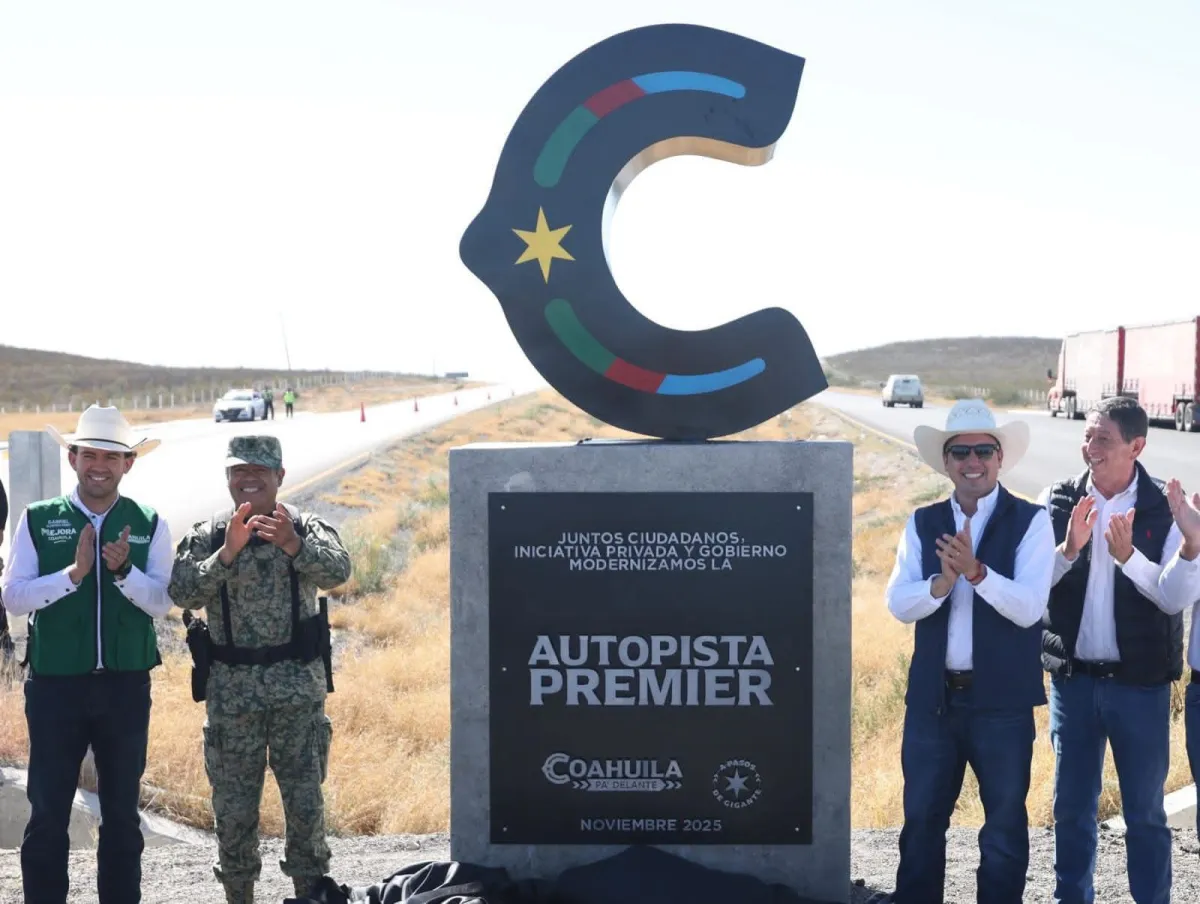 Cumple Manolo Jiménez: entregan la rehabilitación total de la Autopista Premier en Coahuila