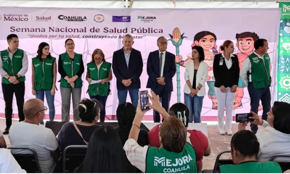 Arranca en Torreón la Macro Brigada de la Semana Nacional de Salud Pública