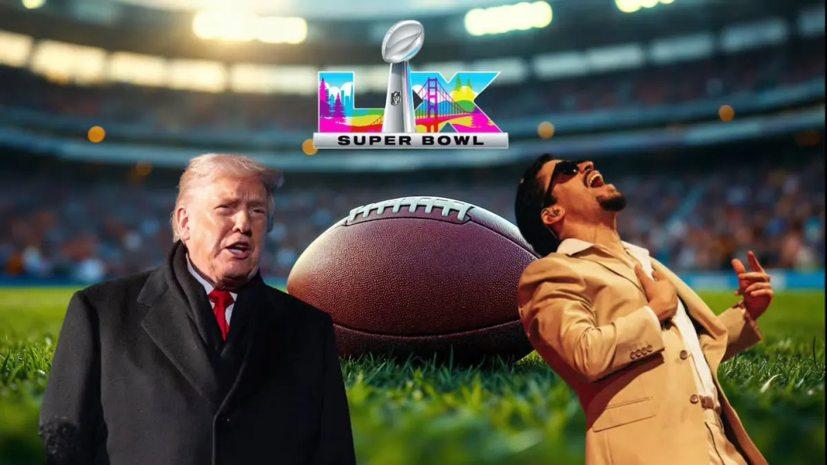 Trump descarta ir al Super Bowl y critica a Bad Bunny y Green Day por el show de medio tiempo