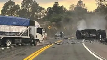 Tragedia en autopista: mueren hijos de empresarios tras choque en Toluca–Valle de Brav