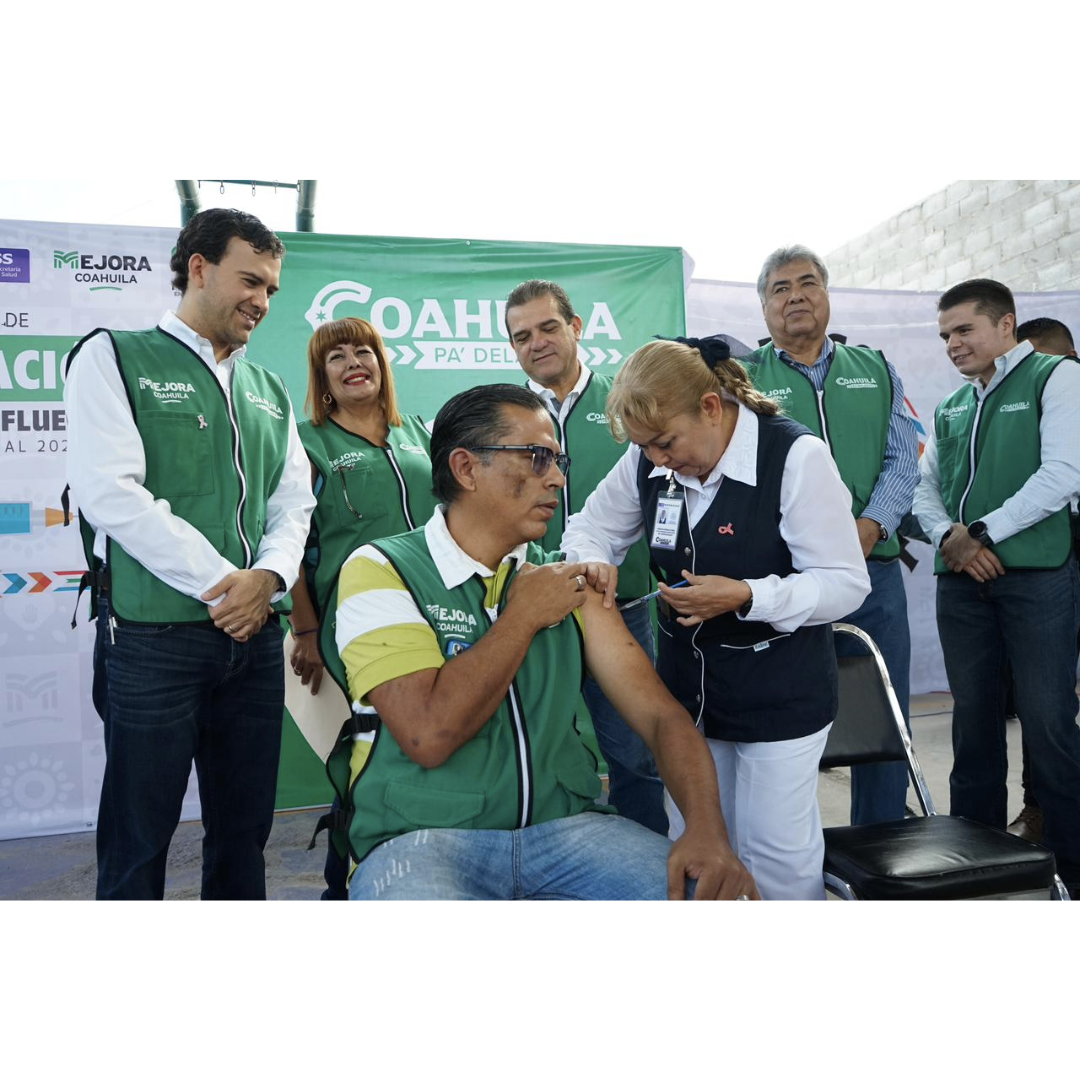 GOBIERNO DE COAHUILA INTENSIFICA JORNADAS DE VACUNACIÓN CONTRA LA INFLUENZA EN COLONIAS