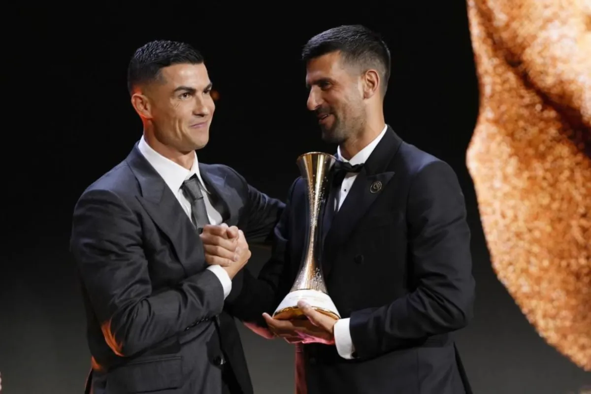 Djokovic, primer galardonado del Globe Sports Award creado por Cristiano Ronaldo