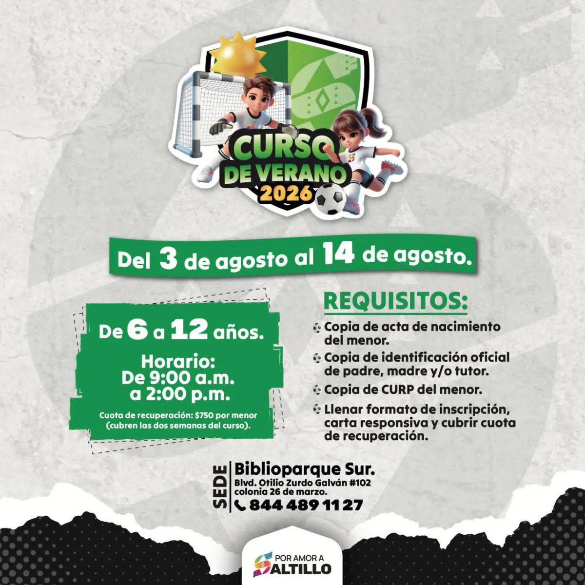 Biblioparque Sur mantiene inscripciones abiertas para Cursos de Verano 2026