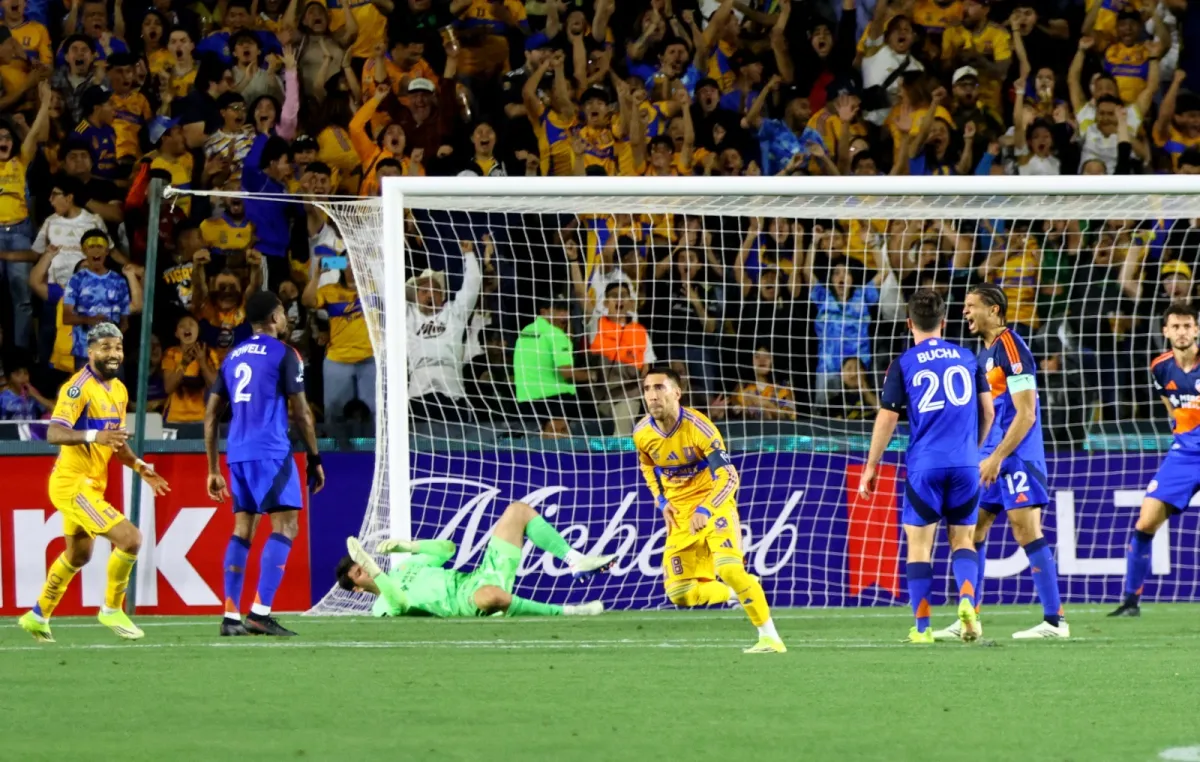 Tigres logra remontada histórica en Concachampions frente a Cincinnati FC