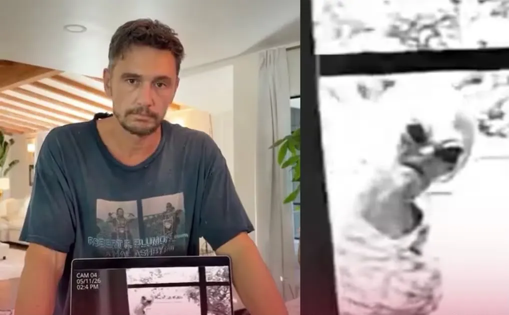 James Franco publica video de supuesto extraterrestre en su casa; autenticidad no ha sido confirmada