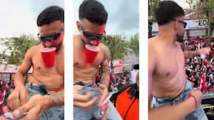 Polémica en festejos del Toluca: Alexis Vega divide opiniones por gesto con aficionados tras lanzarles billetes