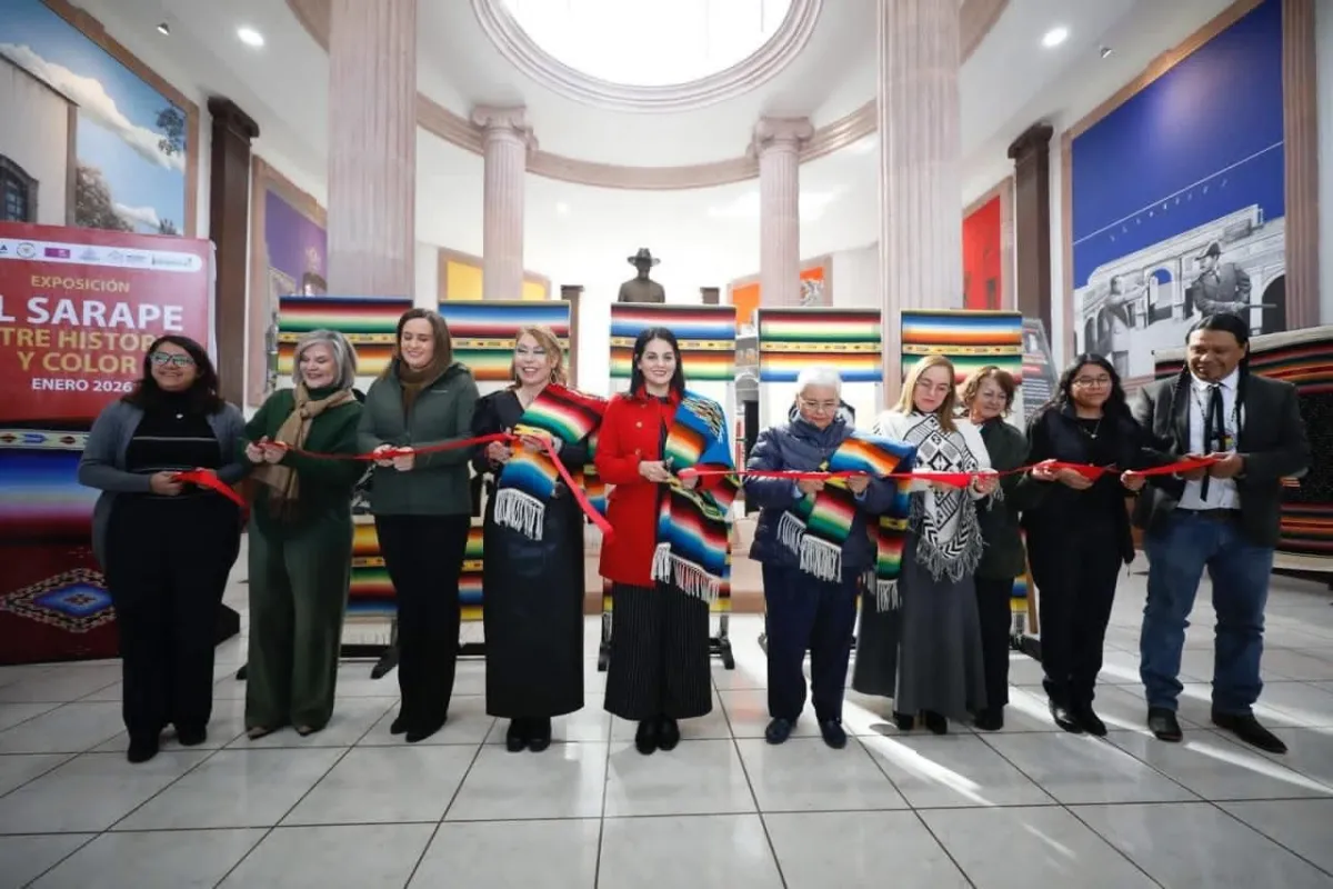 Congreso de Coahuila abre exposición dedicada al sarape, símbolo de identidad y tradición