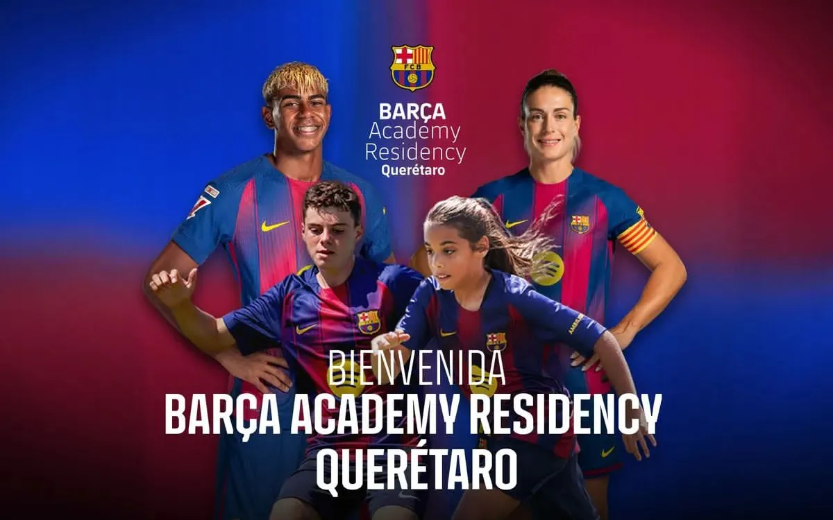 Barcelona abre academia en Querétaro: formará jugadores nacidos desde 2012 y operará todo el año a partir de 2027
