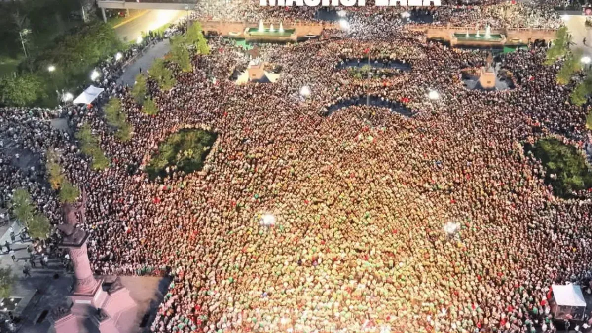 Alrededor de 300 mil personas celebran en Nuevo León el pase de México a octavos del Mundial