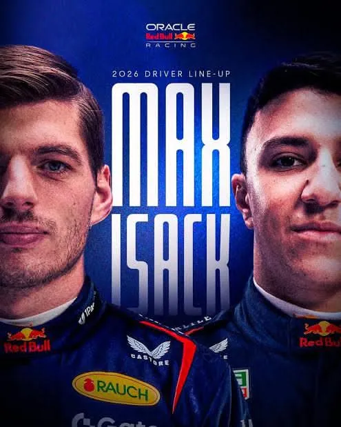 Red Bull elige a Isack Hadjar como nuevo compañero de Max Verstappen para 2026