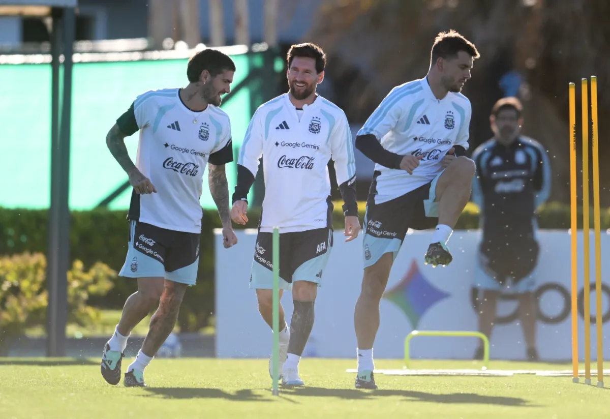 Messi entrena por última vez con la Selección de Argentina previo al partido de despedida