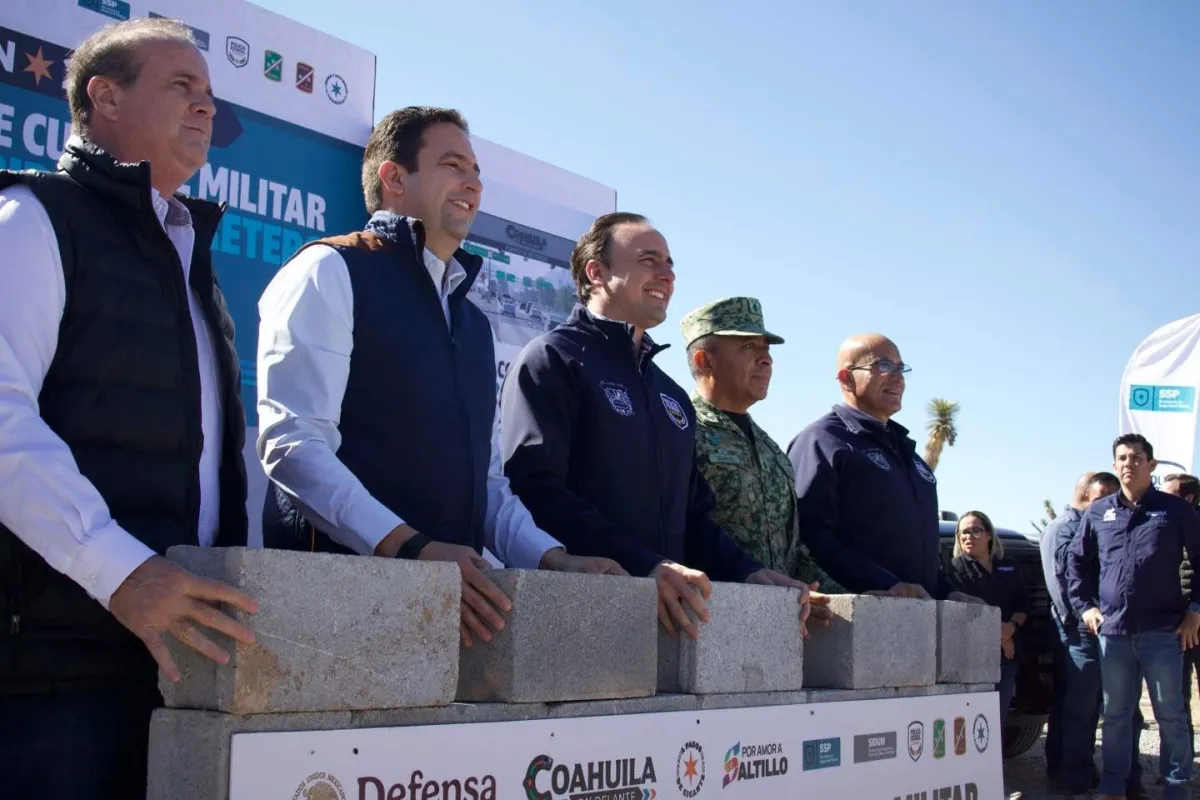 Blindan acceso a Saltillo con nuevo cuartel y arco carretero