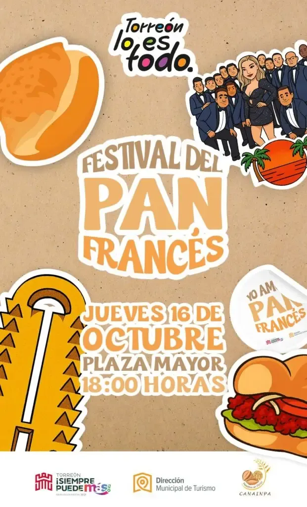 ¡Torreón ya tiene fecha para su Festival del Pan Francés!