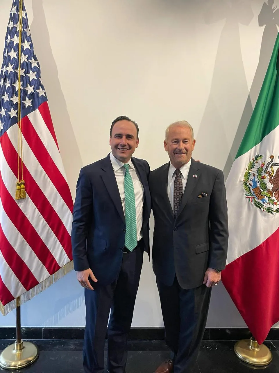 Manolo Jiménez refuerza relación con Texas en recepción diplomática sobre migración y economía
