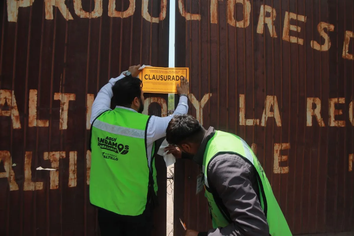 Clausuran ladrillera al norte de Saltillo por no contar con permisos