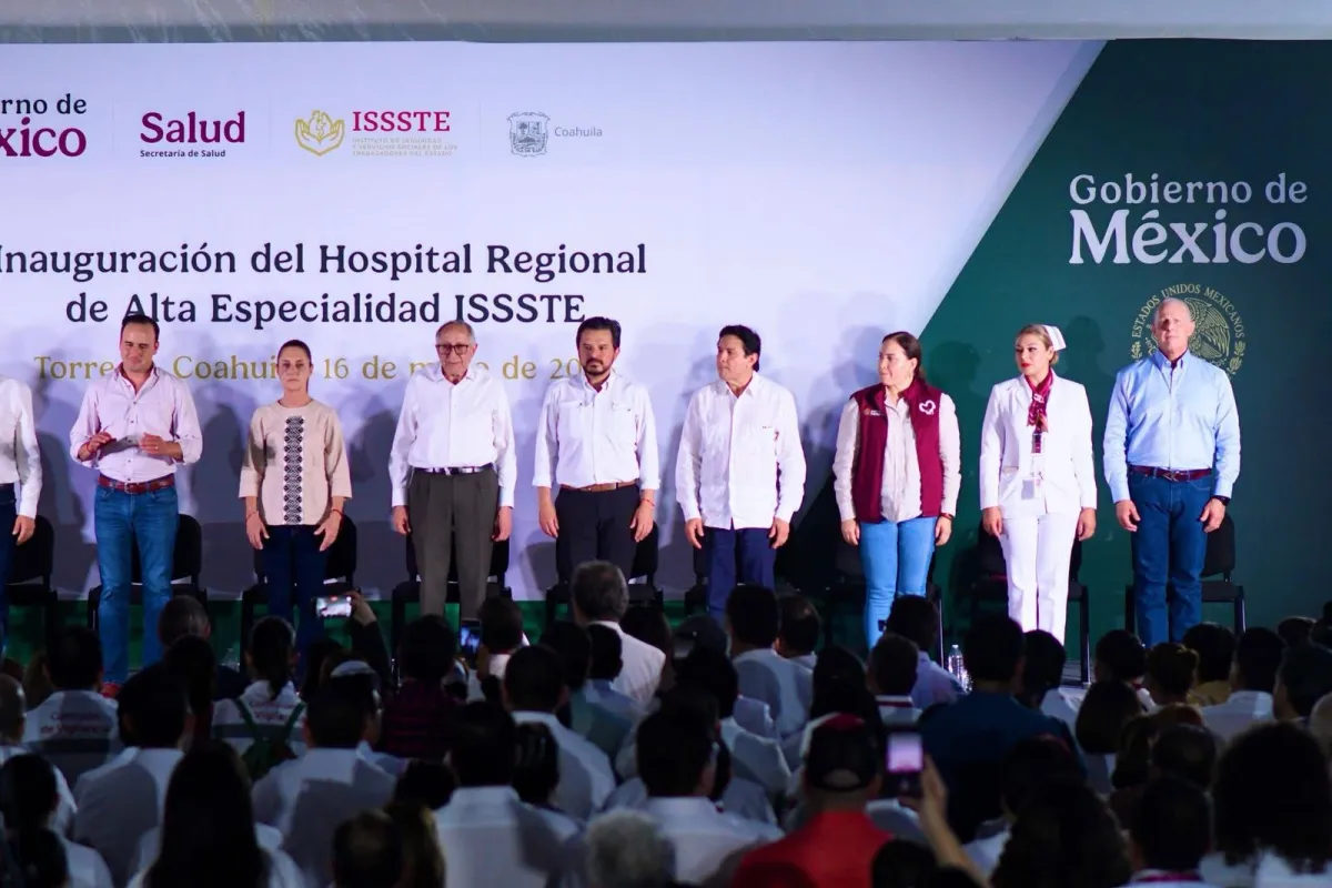Sheinbaum Inaugura Hospital del ISSSTE en Torreón, Coahuila