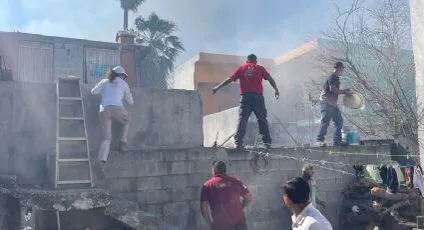 Desalojan a Más de 300 Personas por Fuerte Incendio en Escobedo, Nuevo León