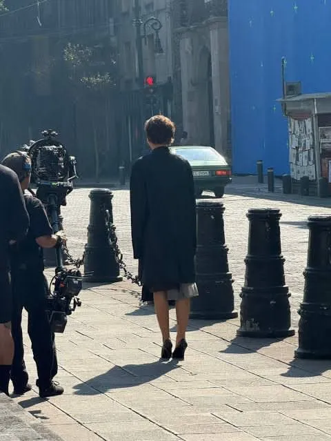 Zendaya es vista grabando en el Centro Histórico de la Ciudad de México