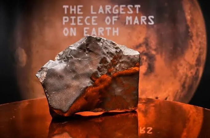 Se vende por 5.3 millones de dólares el meteorito de Marte más grande encontrado en la Tierra