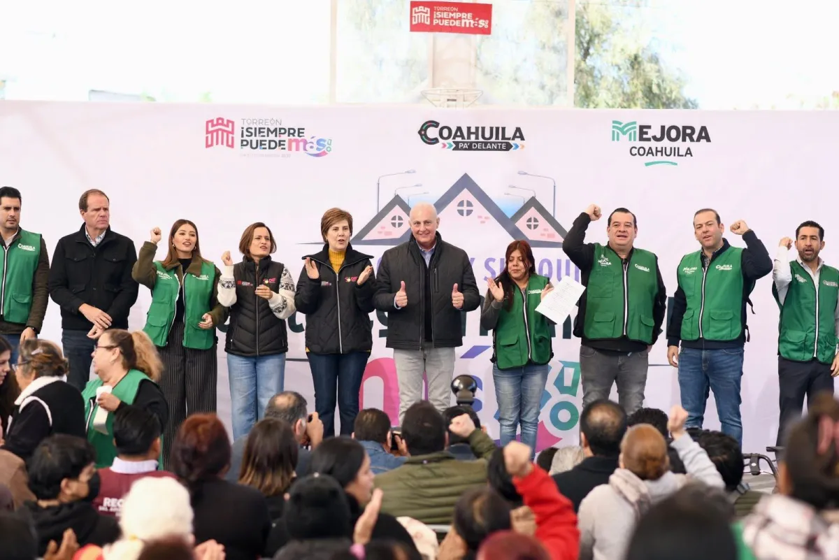 Llevan brigada municipal y entregan techumbre en Ex Hacienda La Perla de Torreón