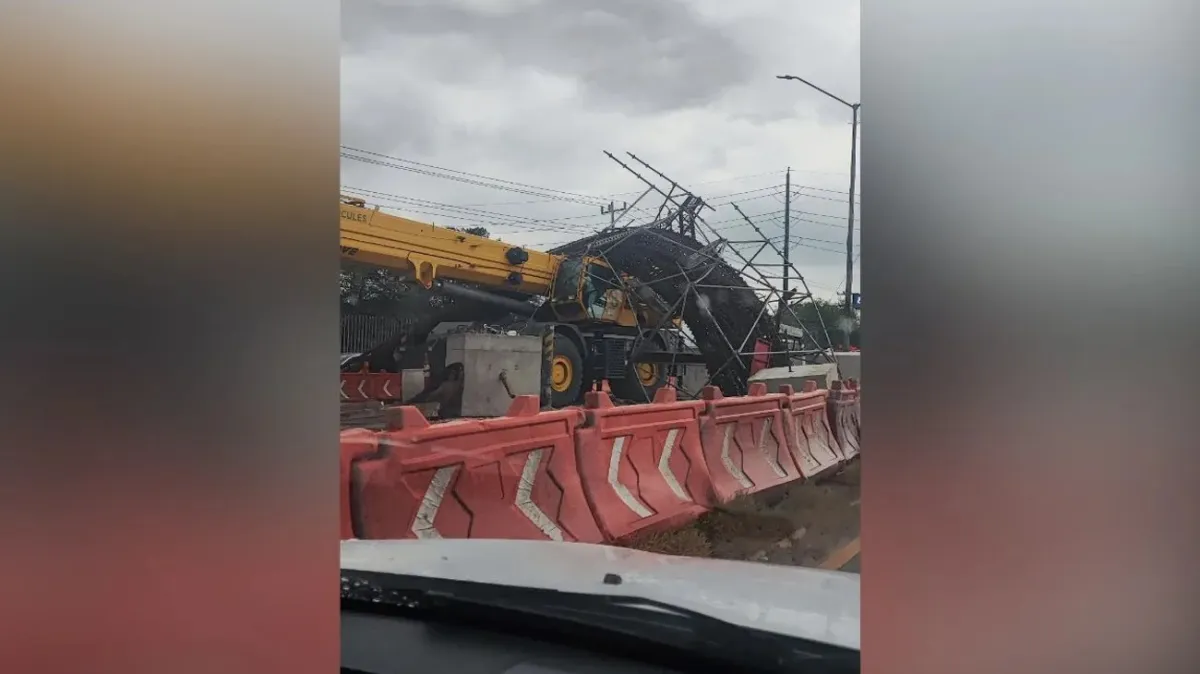 Viento provoca cierre temporal en Miguel Alemán; vialidad ya opera con normalidad