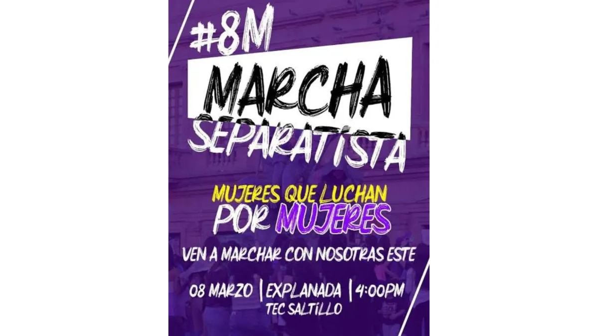 Marcha 8M en Saltillo: Colectivos feministas se movilizan por los derechos de las mujeres