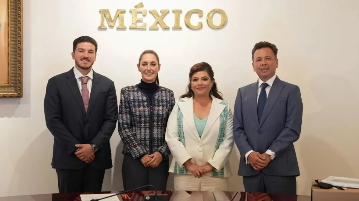Samuel García busca apoyo de Sheinbaum para concluir obras rumbo al Mundial 2026