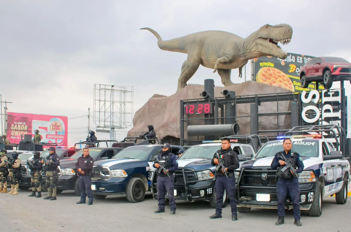 Bajan los delitos de alto impacto en Ramos Arizpe gracias a estrategia conjunta