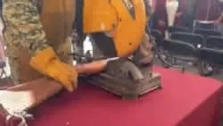 Rifle se activa durante destrucción de armas en Michoacán y deja cuatro heridos